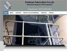 Tablet Screenshot of feldmanfabs.com